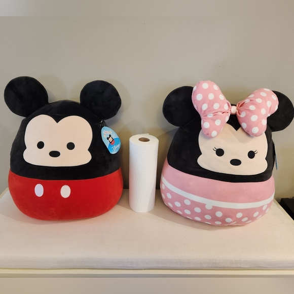 Disney Mickey Mouse Minnie Mouse Jumbo 18" Squishmallows - Picture 6 of 6